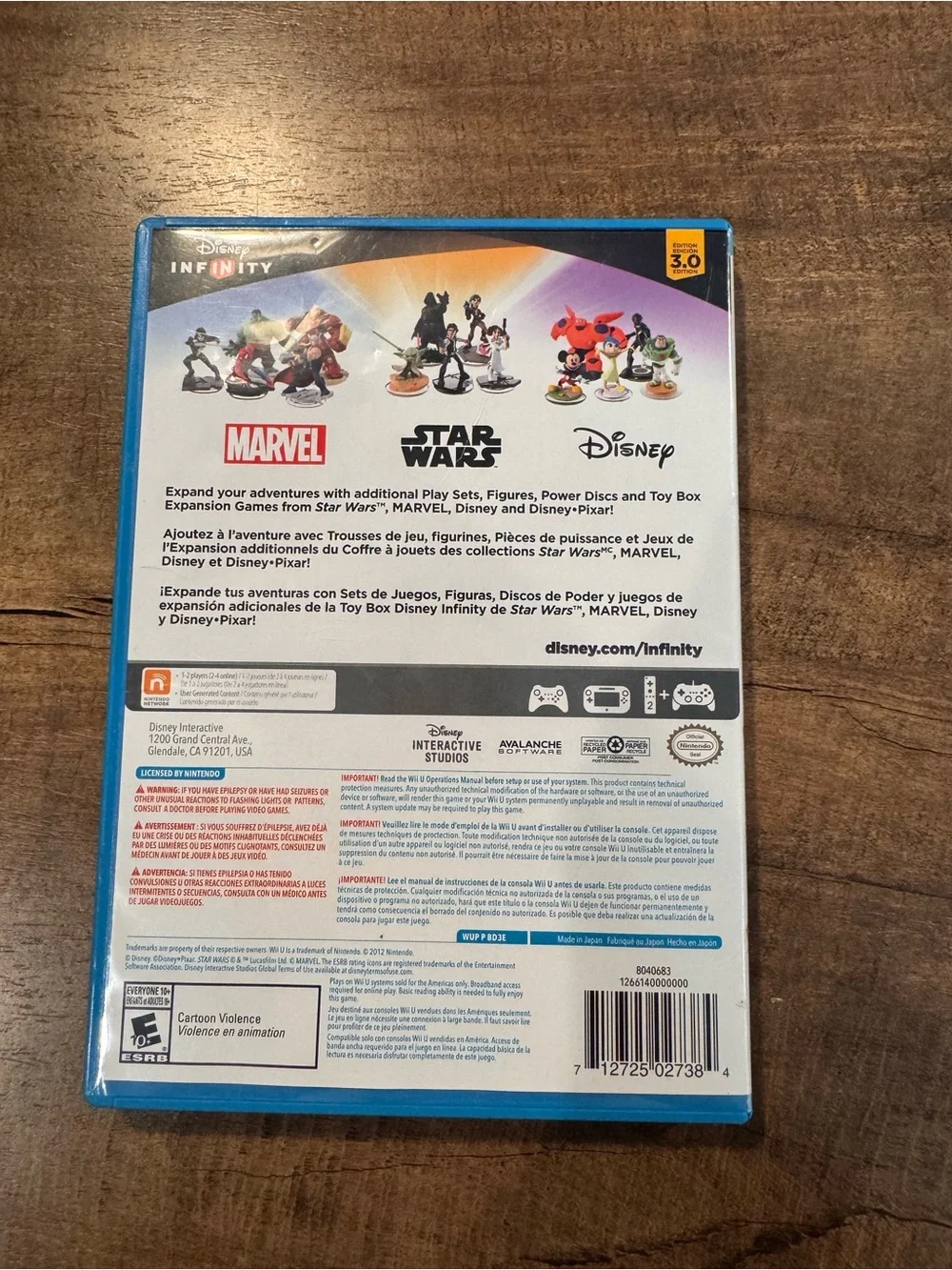 Disney Infinity 3.0 Wii U Star Wars Bundle Game Base + 5 Figures